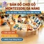Bàn Đồ Chơi Gỗ Tự Nhiên Sơn Nước An Toàn Cho Bé | 10+ Hoạt Động Giáo Dục Sớm, Kích Thước 74.5x48x26cm
