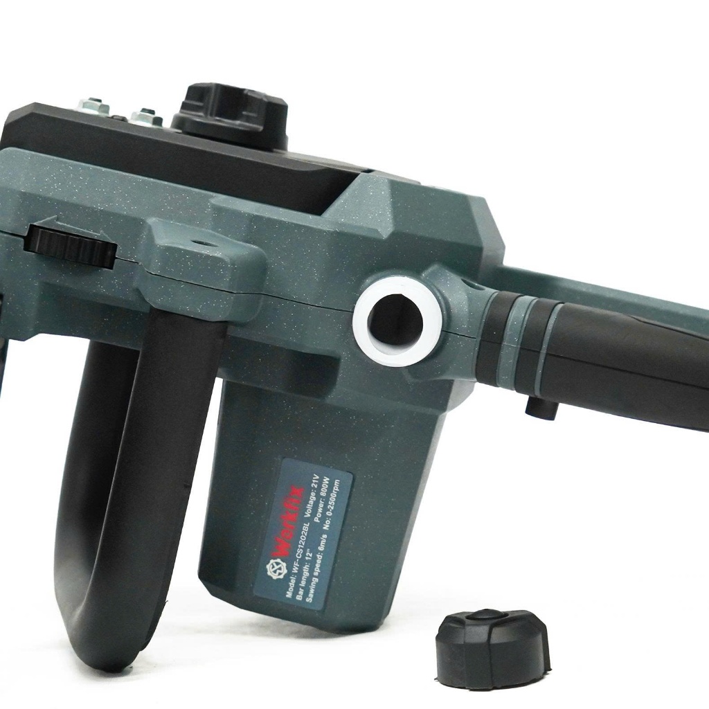 Máy cưa xích pin Workfix WF-CS1202BL, Động cơ Không chổi than, Lam 28cm - Chân pin phổ thông