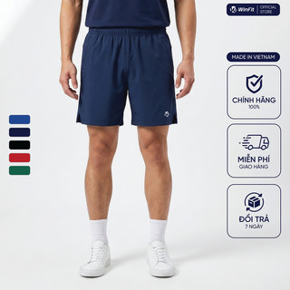 Quần Short Thể Thao Nam WINFIT Vải Gió ComfortAir Siêu Nhẹ - 5 Màu Basic Túi Khóa Kéo Tiện Lợi WGS001