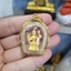 Mặt Dây Tứ Diện Đính Đá Thái Lan 3cm | Hợp Kim Mạ Vàng Chế Tác Tinh Xảo | Kho Sỉ Phong Thuỷ