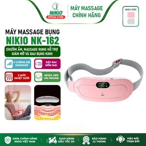 Đai chườm nóng massage bụng và lưng Nikio NK-162 - Giảm đau bụng kinh, quà cho bạn gái, cho mẹ