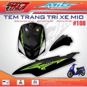 TEM XE MIO SPORT #108 (CHẤT LIỆU CAO CẤP - SIÊU NÉT - SIÊU ĐẸP - SIÊU CUTE)