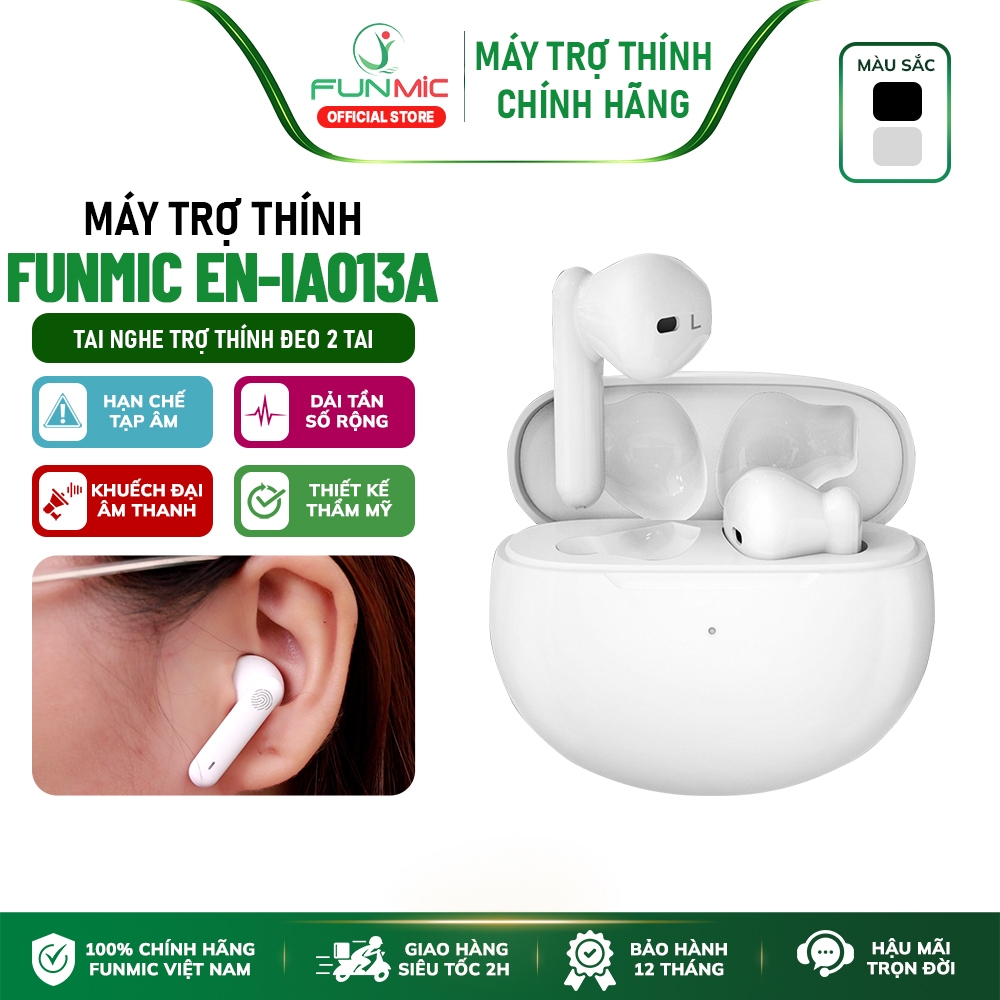Máy trợ thính cao cấp Funmic EN-IA013A - Hỗ trợ âm thanh cho người già lãng tai