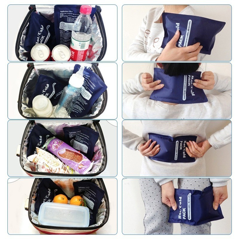 Túi chườm GEL nóng lạnh đa năng, chườm lạnh thể thao, gel CMC an toàn hỗ trợ giảm chấn thương, phục hội sau tập