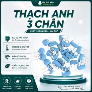Thạch anh 3 chân 4mhz 5mhz 6mhz 8mhz 10mhz 12mhz 16mhz 20mhz mutara chính hãng chất lượng cao.