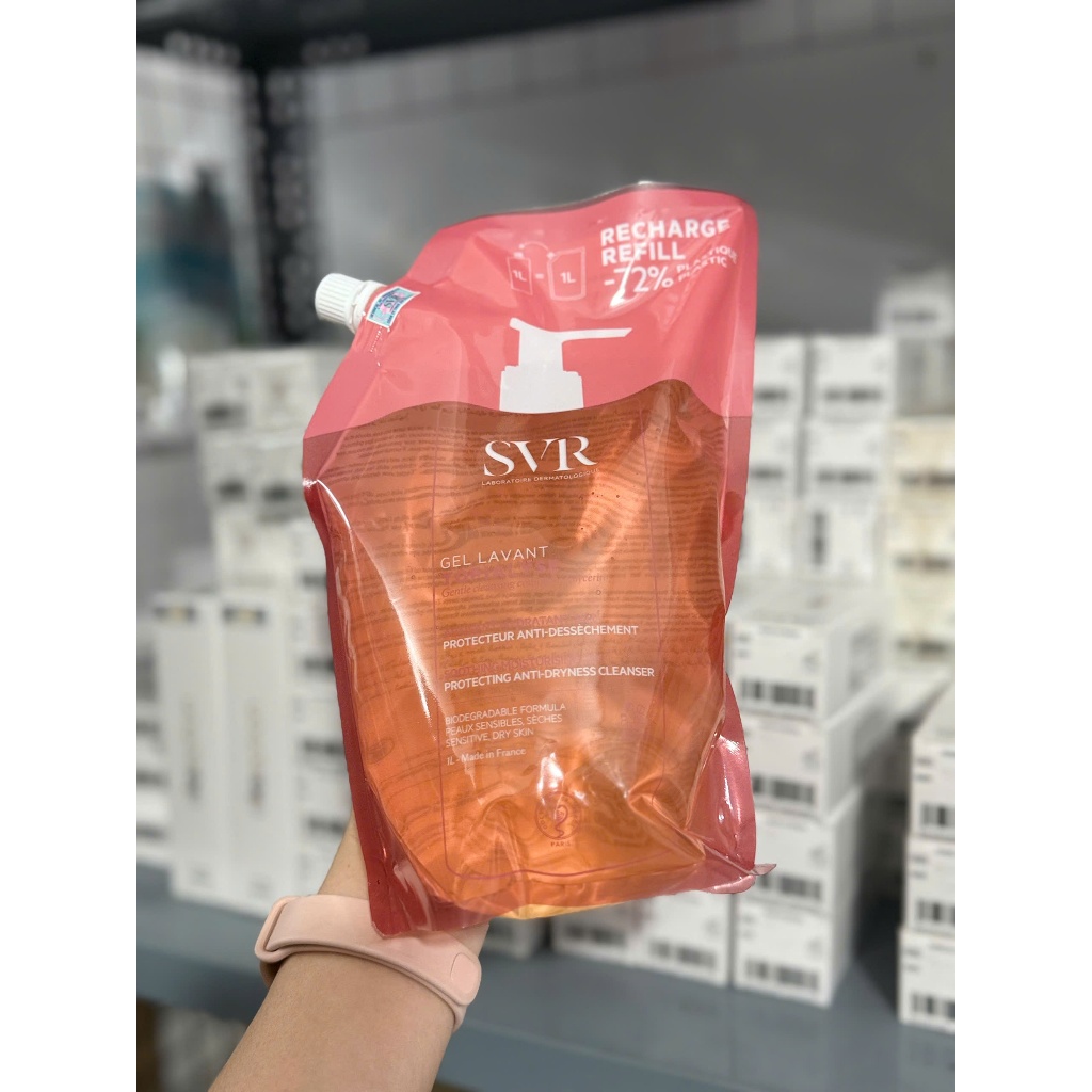 [HÀNG CTY] Túi Refill Gel Rửa Mặt SVR Topialyse Gel Lavant Cho Da Khô, Nhạy Cảm 1000ml