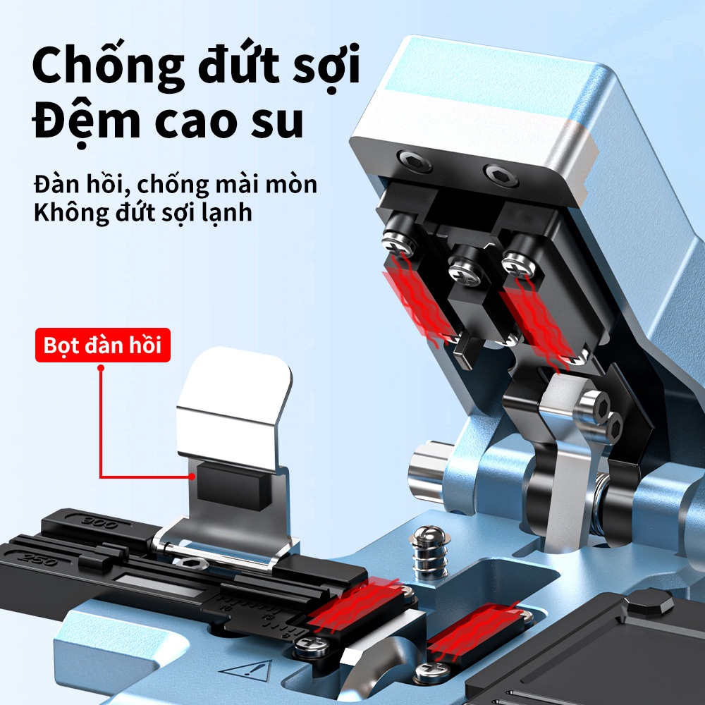 Dao Cat Soi Quang HS-30V Tu Dong Hoi Vi Cat Chinh Xac Cao Cho May Han Quang FTTH