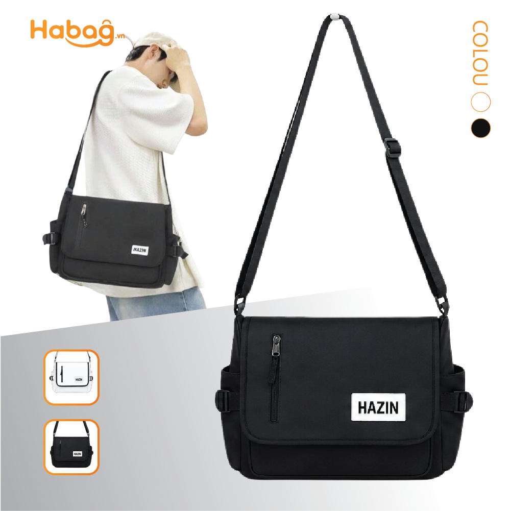 Túi Tote Đéo Chéo Vải Dù Đi Học Đi chơi Cở lớn Phong Cách Hàn Quốc