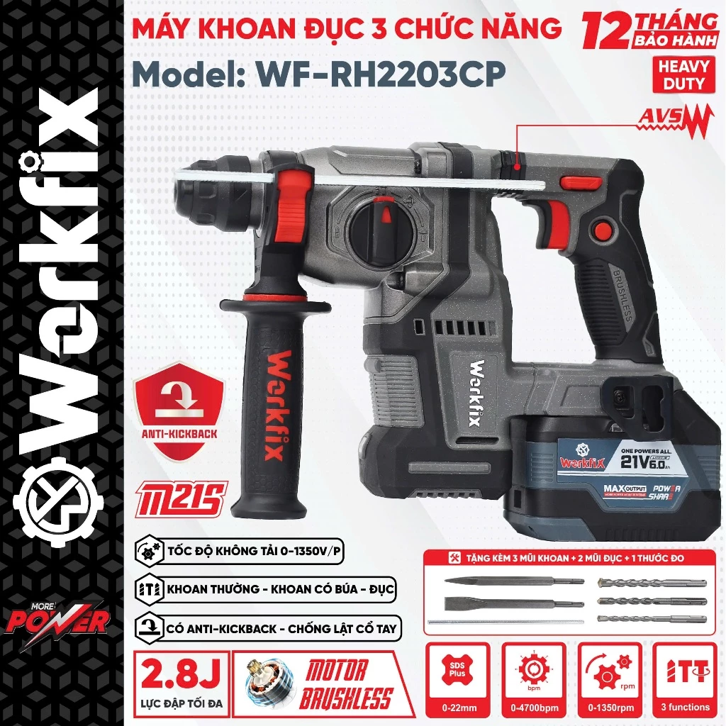 Máy Khoan WORKFIX