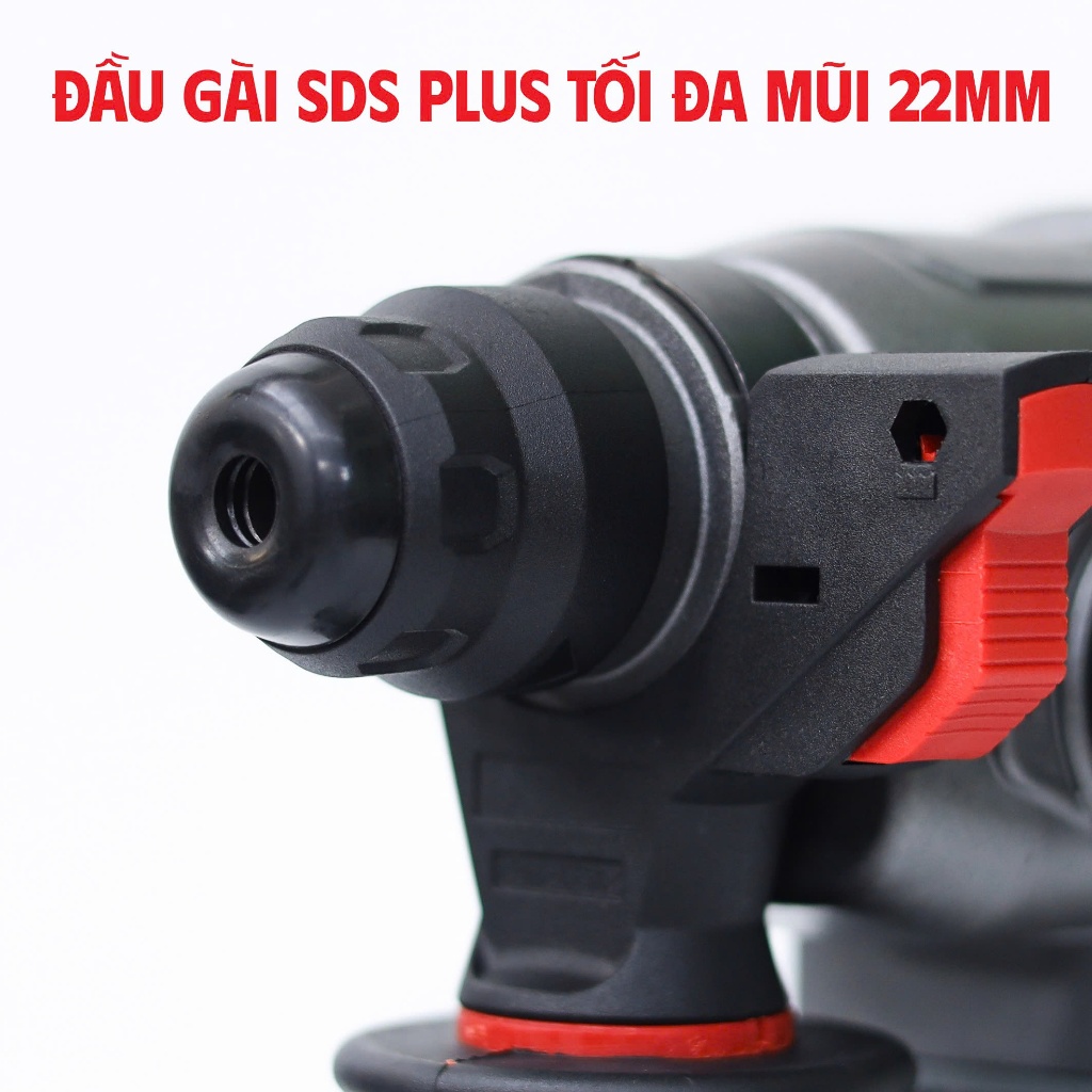 Máy Khoan Bê Tông Dùng Pin WORKFIX WF-RH2203CP, Có chống rung AVS, Có chống lật Anti_kickback