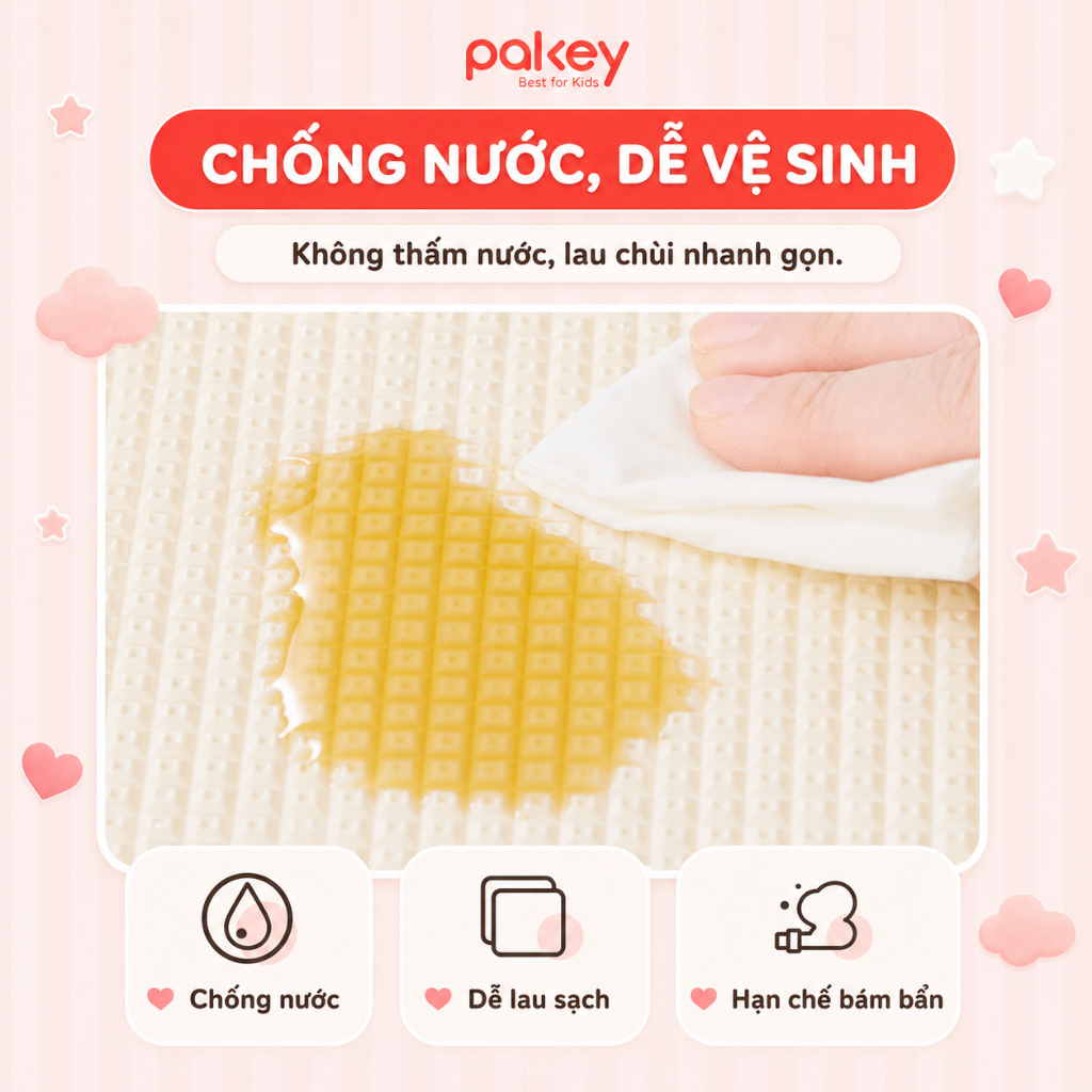 [HỎA TỐC] Thảm Gấp Gọn Cao Cấp Dày 2cm, Thảm Xốp XPE Êm Ái Chống Trơn Trượt An Toàn Cho Bé Tập Bò, Tập Đi