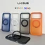 Ốp Lưng Likgus Stand Mag IP16/17 Pro Max - Lưng Nhám Chống Sốc, Vòng Ring Kim Loại Xoay 360 Độ Sạc Từ Tính