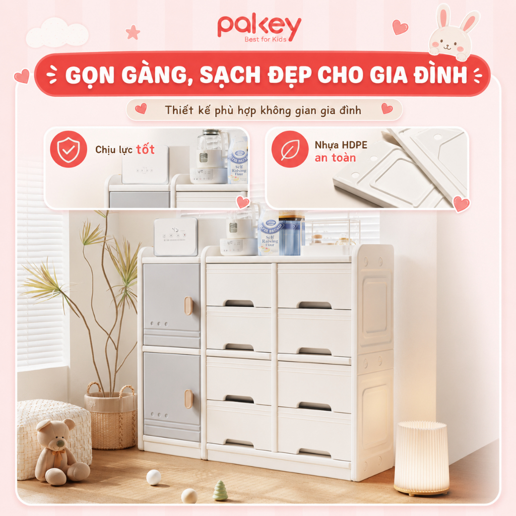 [HÓA TỐC] Kệ Đựng Đồ Cao Cấp Dày Dặn Cho Bé CÓ TẤM HẬU, Tủ Kệ Đa Năng Đựng Đồ Sơ Sinh Quần Áo Cho Mẹ Và Bé