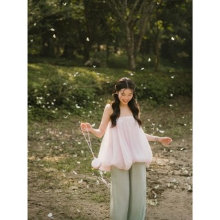 Áo bí dáng babydoll, áo bí chất tơ mềm mại nhiều màu
