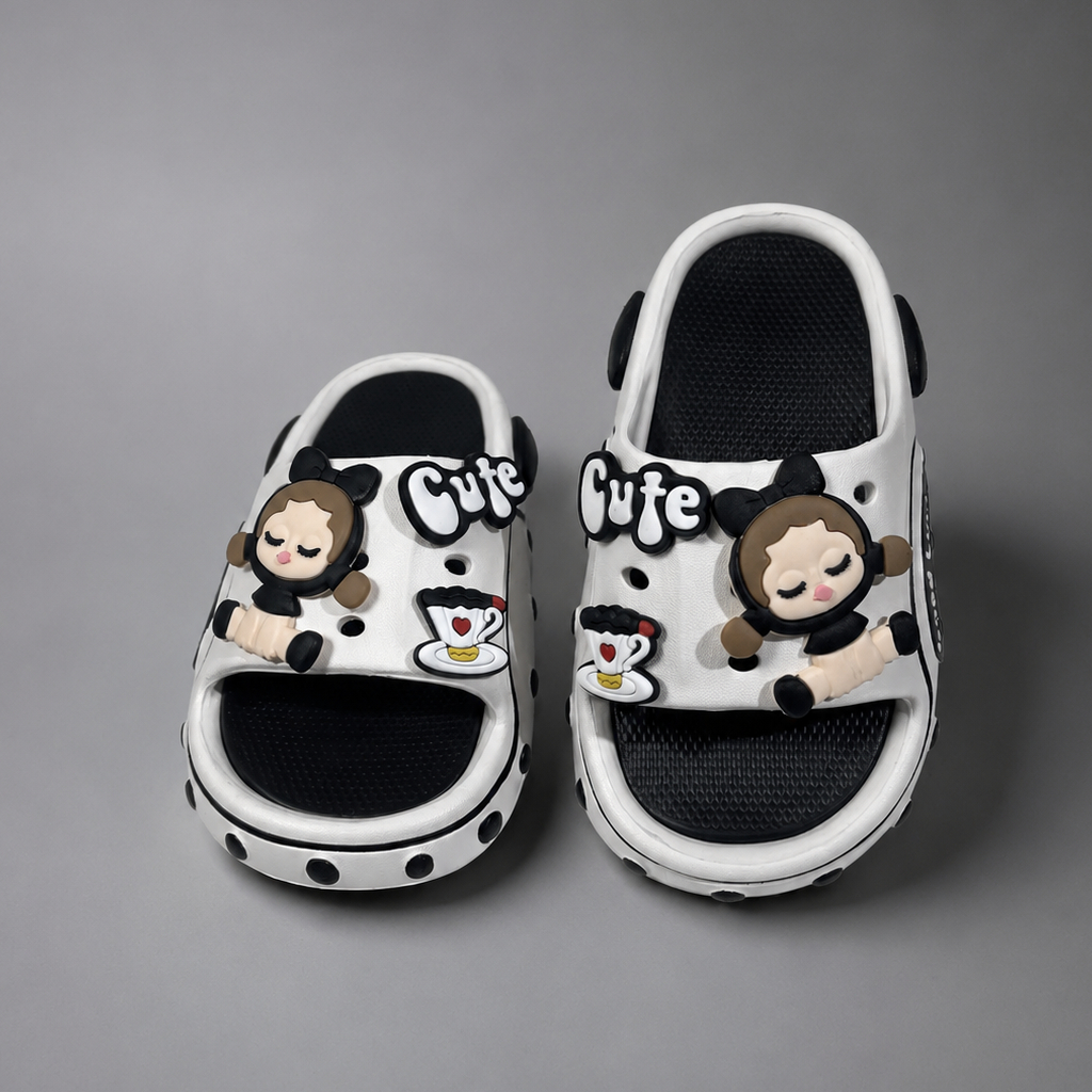 Dép Lê Bé Gái 3 - 6 Tuổi Kidudids Cute Chống Trượt Êm Chân An Toàn Đi Học Đi Chơi Size 24-29