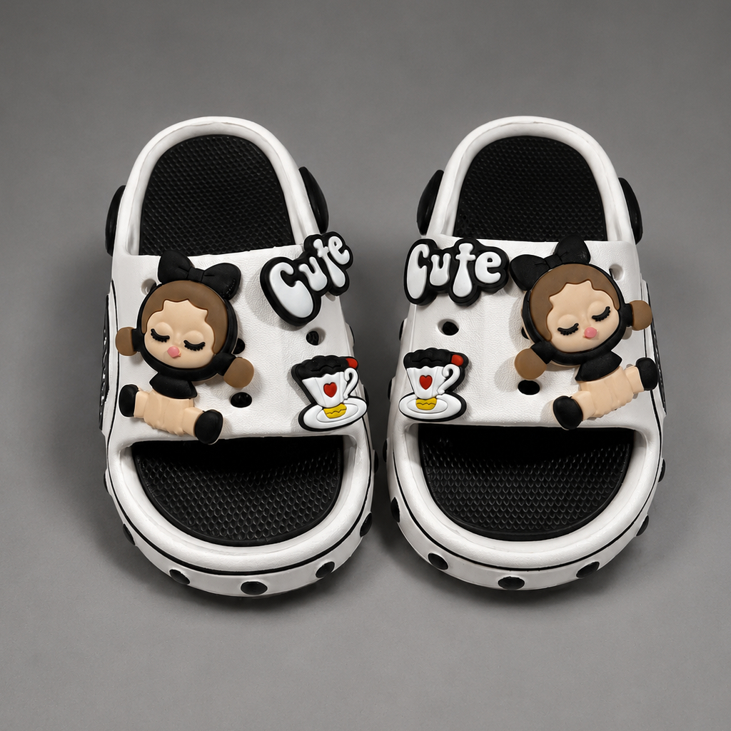 Dép Lê Bé Gái 3 - 6 Tuổi Kidudids Cute Chống Trượt Êm Chân An Toàn Đi Học Đi Chơi Size 24-29