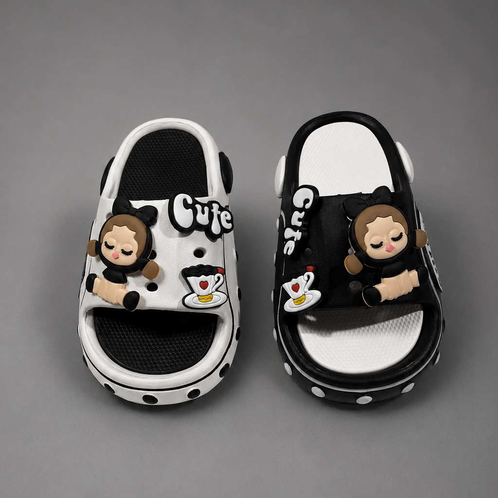 Dép Lê Bé Gái 3 - 6 Tuổi Kidudids Cute Chống Trượt Êm Chân An Toàn Đi Học Đi Chơi Size 24-29