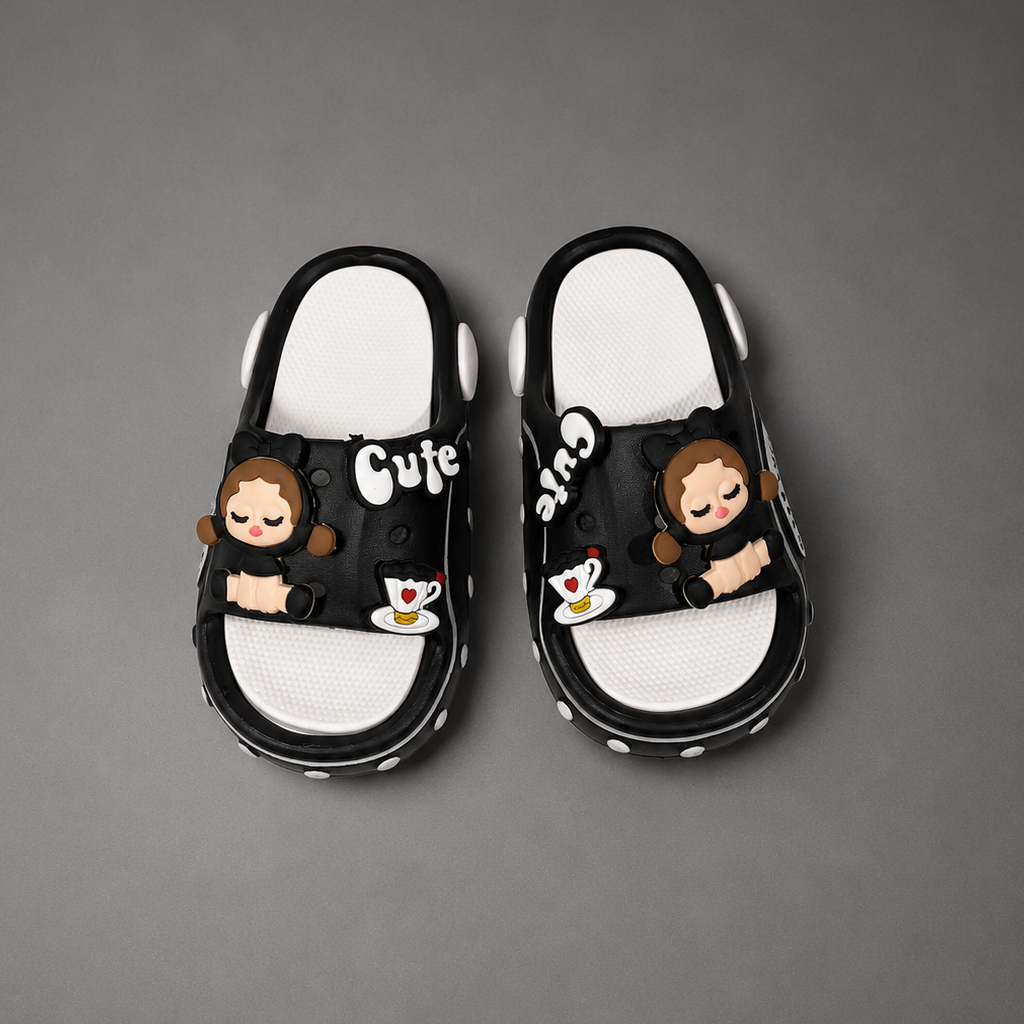 Dép Lê Bé Gái 3 - 6 Tuổi Kidudids Cute Chống Trượt Êm Chân An Toàn Đi Học Đi Chơi Size 24-29
