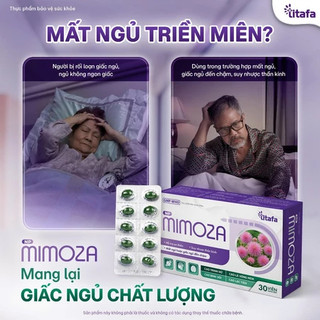 TPBVSK NP Mimoza (Hộp 3 vỉ x 10 viên) - Hỗ trợ an thần, cải thiện giấc ngủ