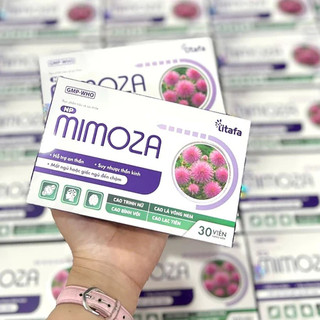 TPBVSK NP Mimoza (Hộp 3 vỉ x 10 viên) - Hỗ trợ an thần, cải thiện giấc ngủ