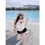 Bikini Tam Giác Kèm Áo Lưới Voan Mỏng + Quần Bí Ren Tiểu Thư Hot Trend Kieupham.shop