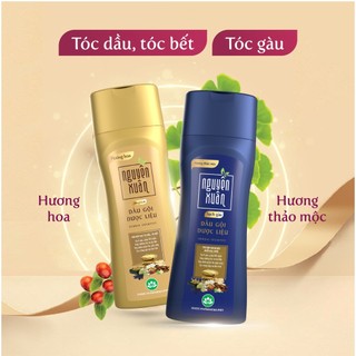Dầu gội dược liệu Nguyên Xuân từ bưởi và bồ kết, giúp giảm rụng tóc, hết gàu và giảm ngứa