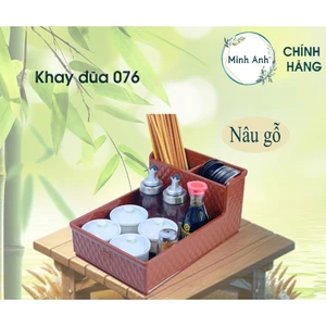Ống đựng đũa nhựa nhà hàng, quán ăn, tốt nhất, giả gỗ 071.075 khay .076 rẻ bền đẹp