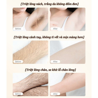 Kem tẩy lông Tẩy Lông Tay Chân Vùng Kín Nách Tẩy Lông An Toàn Dưỡng Ẩm Dịu Nhẹ Không Đau Rát hỗ trợ trắng da 50g