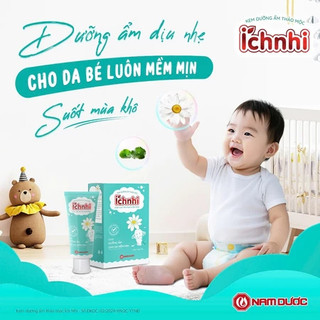 Kem dưỡng ẩm thảo mộc Ích Nhi, Tuýp 30g, Giúp làm mềm da, giúp da trẻ luôn mềm mịn, hết khô da, bong tróc da, nứt nẻ da