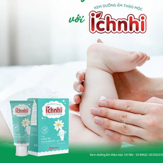 Kem dưỡng ẩm thảo mộc Ích Nhi, Tuýp 30g, Giúp làm mềm da, giúp da trẻ luôn mềm mịn, hết khô da, bong tróc da, nứt nẻ da