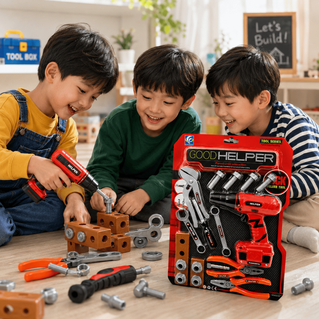 Bộ Đồ Chơi Dụng Cụ Sửa Chữa Cho Bé - Máy Khoan & Bộ Công Cụ Kỹ Sư,