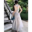 Váy Cổ Yếm Dáng Dài Kẻ Phối Nơ Ngực - Váy Cổ Yếm Hở Lưng Maxi Đi Biển Chụp Ảnh Sống Ảo Tiểu Thư Hot Girl