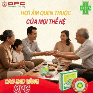 Cao sao vàng OPC thần dược của mọi nhà, trợ thủ đắt lực mọi thế hệ giúp đánh bay cảm cúm, nhức mỏi (Hộp thiếc 10g)