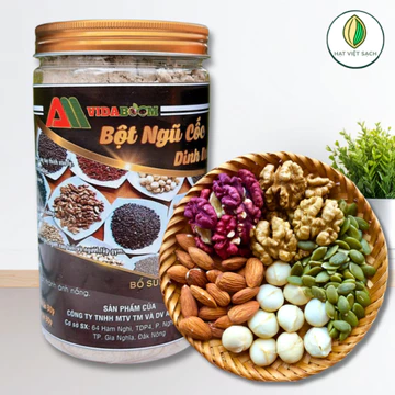 Ngũ cốc dinh dưỡng HẠT VIỆT SẠCH, bột ngũ cốc ăn sáng giảm cân, mix hạt dinh dưỡng cho bà bầu