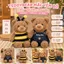 Gấu Bông Teddy Bear Mặc Yếm Thêu Tên, Teddy Cosplay Ong Dễ Thương – Thú Nhồi Bông Hợp Làm Quà Tặng
