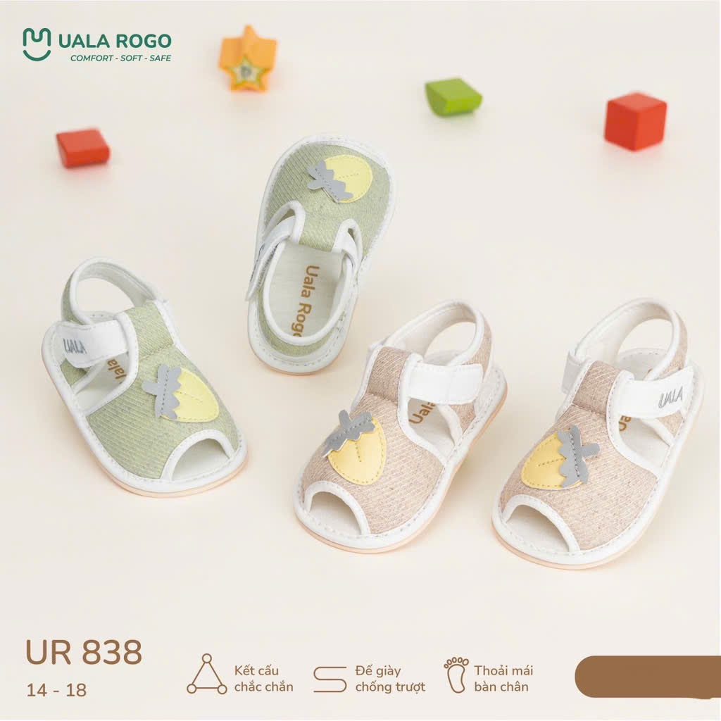Dép Tập Đi Uala Hoạ Tiết Dễ Thương Cho Bé UR5689 UR5667 UR836 UR837 UR838 UR839 UR840 UR842 UR843 UR844