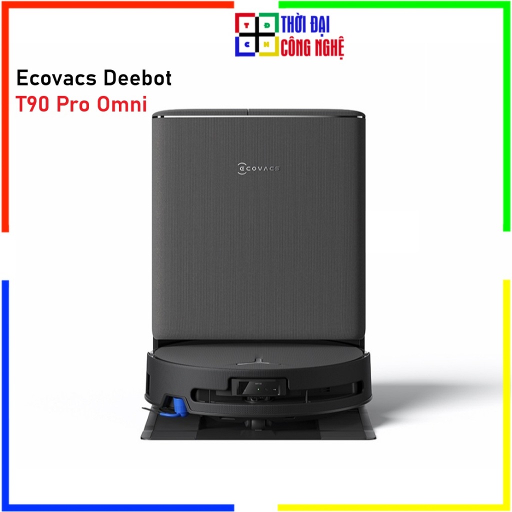 Robot Hút Bụi Lau Nhà Ecovacs Deebot T90 Pro Omni - Tự Giặt Giẻ Sấy Khô, Lực Hút Khủng, Bảo Hành Chính Hãng 24 Tháng
