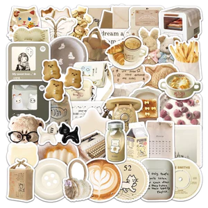 Set Sticker Vintage Chống Nước Dán Laptop Vali Mũ Bảo Hiểm Sổ Tay
