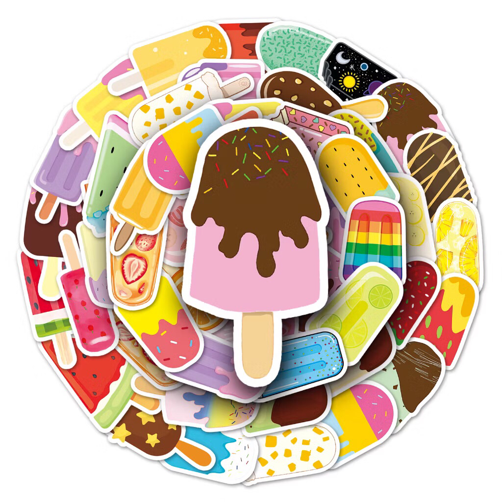 sticker ice cream hấp dẫn