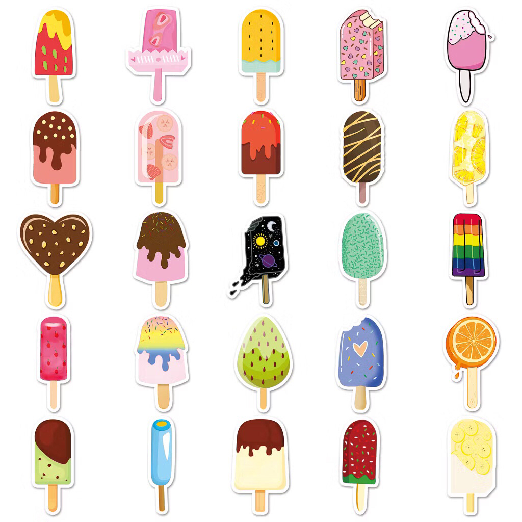 sticker ice cream hấp dẫn