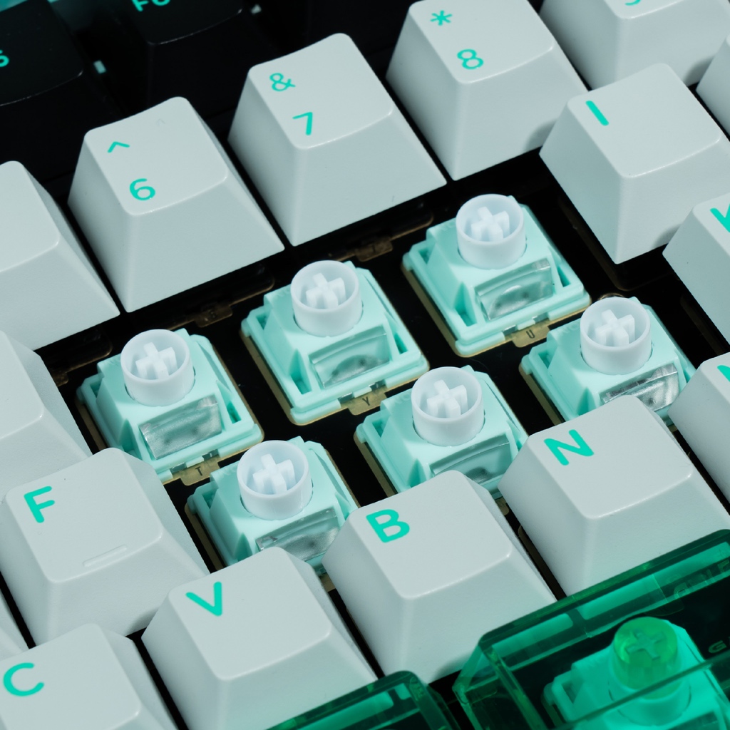 Switch Gateron Jade Silent HE | Linear Silent | 33gf | 3.2mm | Pre-lubed | Dual-ring giảm âm | BigBuy360 - bigbuy360.vn