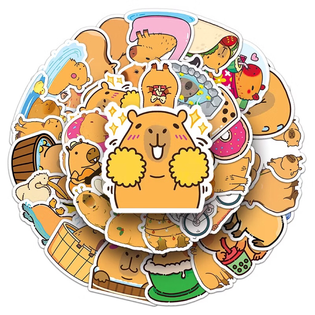 sticker capypara dễ thương mới