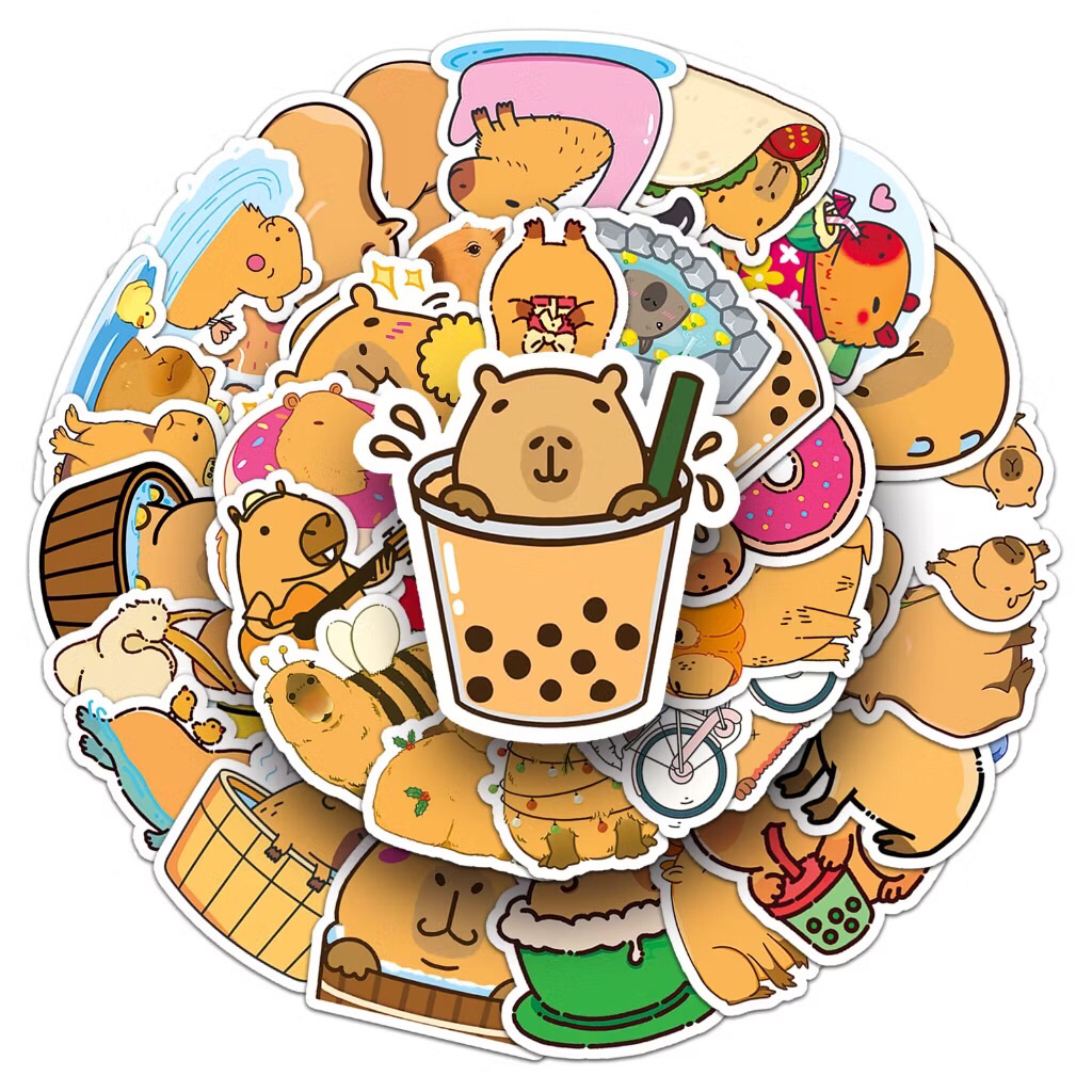 sticker capypara dễ thương mới