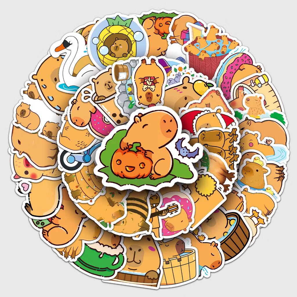 sticker capypara dễ thương mới