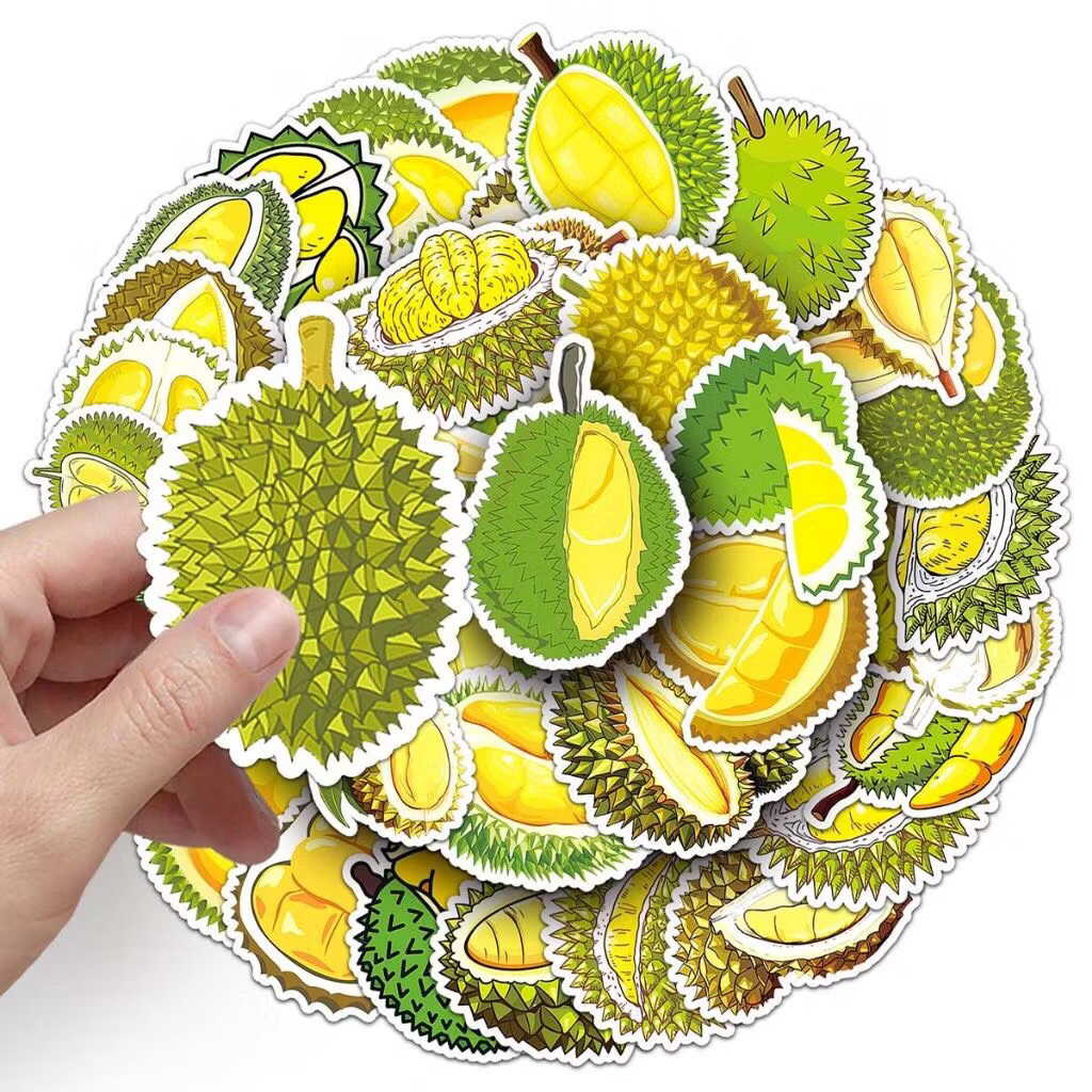 sticker trái sầu riêng cho những tín đồ thích trái cây