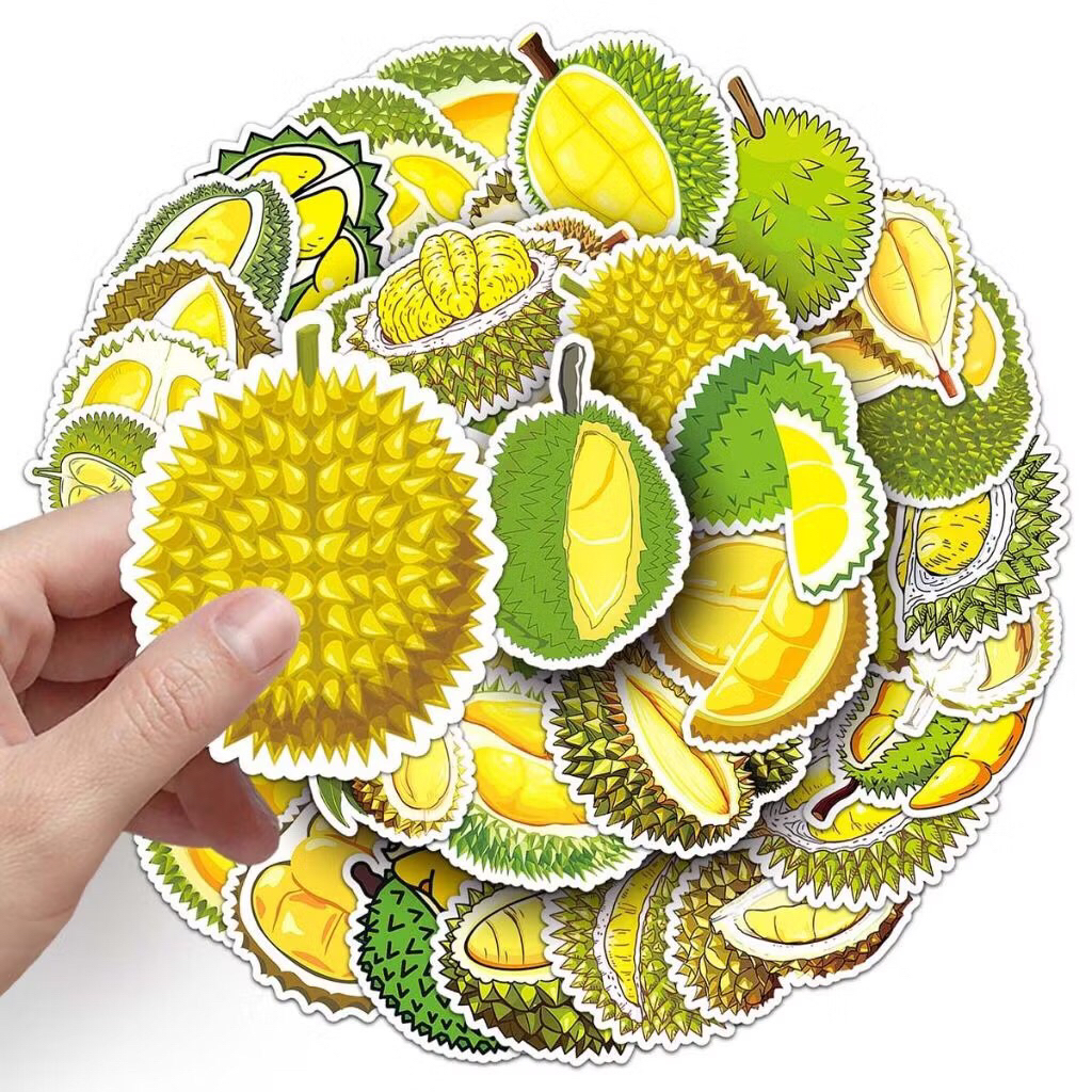 sticker trái sầu riêng cho những tín đồ thích trái cây