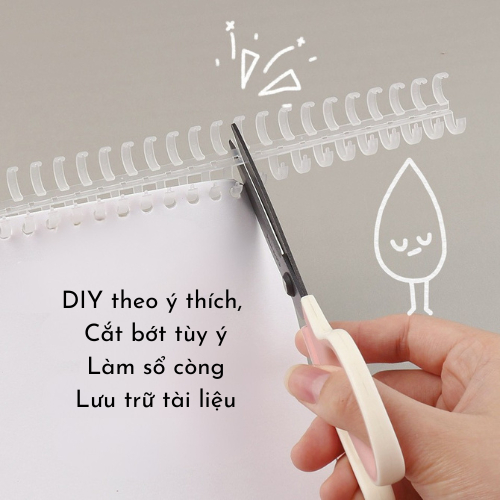 Thanh Còng Nhựa Làm Sổ A4 30 Lỗ Hiệu Kw-trio, Còng Nhựa Đóng Gáy Sổ, Nhựa PP Dẻo Dai, Cắt Ngắn Được