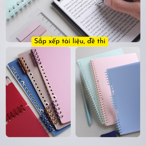 Thanh Còng Nhựa Làm Sổ A4 30 Lỗ Hiệu Kw-trio, Còng Nhựa Đóng Gáy Sổ, Nhựa PP Dẻo Dai, Cắt Ngắn Được