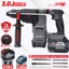 Máy khoan đục bê tông WORKFIX WF-RH3003ATC, 6 Cấp chỉnh tốc, Có Antikickback, Lực đập lớn 3.0J