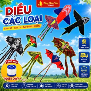 Diều Phượng Hoàng, Diều Cá Mập, Diều Đại Bàng, Diều Giá Rẻ Cho Bé Tặng Kèm Cuộn Dây 100m